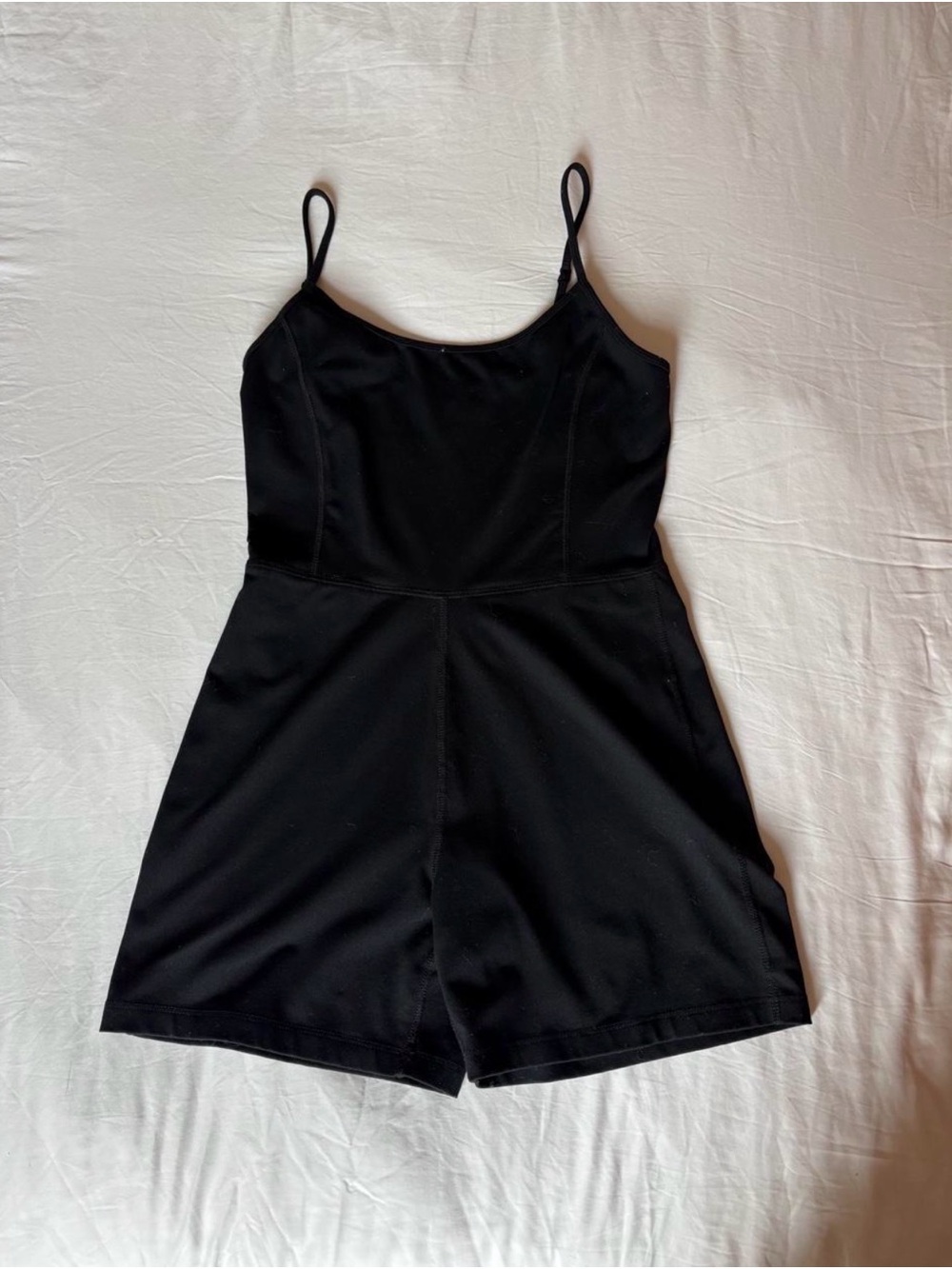 Garage Black Spaghetti Strap Romper